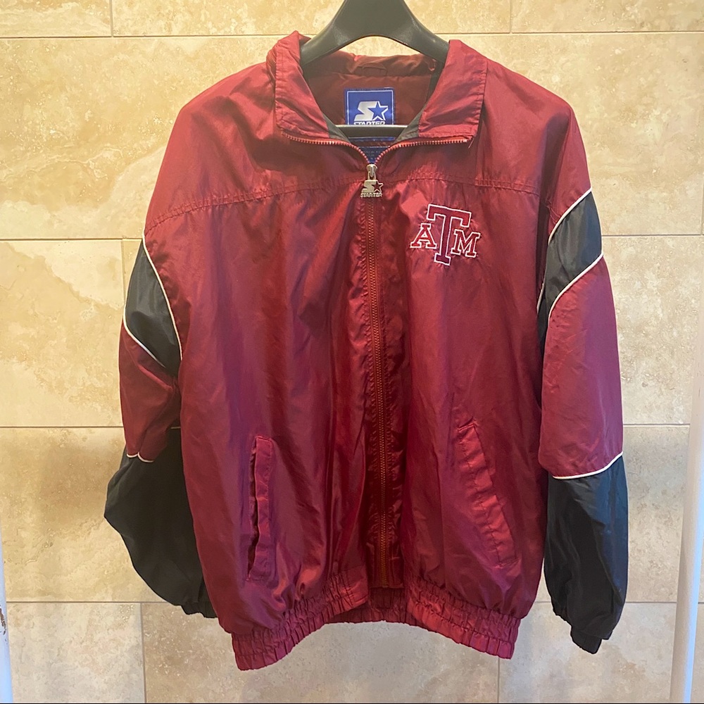 STARTER Retro Texas A&M Windbreaker Jacket